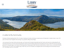 Tablet Screenshot of libbyfuneralhome.com